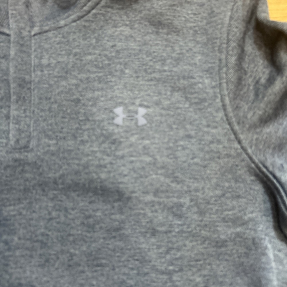 Under Armour ColdGear Pullover Mens Large Blue Golf Athletic Snap Mock - Picture 2 of 7